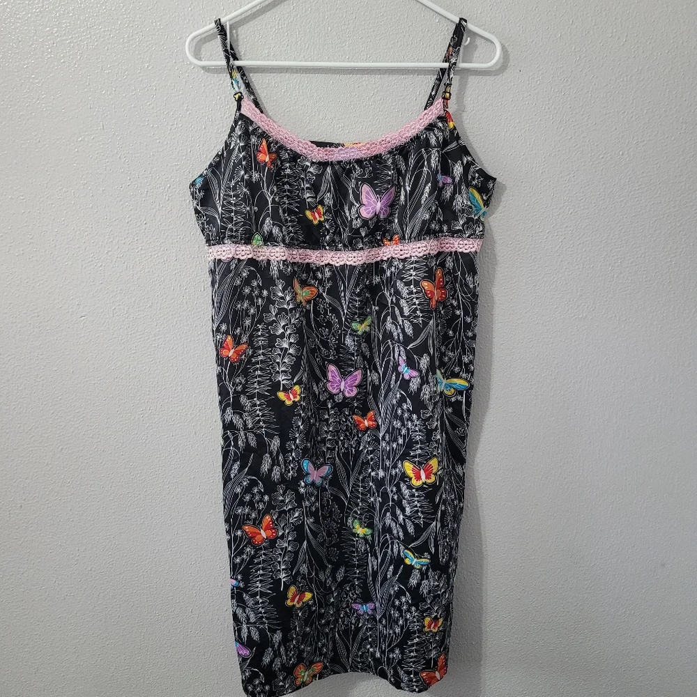 Floral Butterfly Slip Dress - Picture 1 of 9